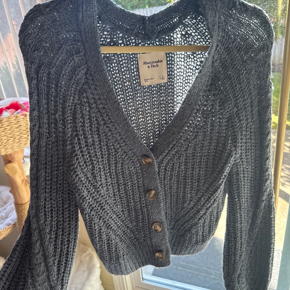 Abercrombie and Fitch Button Up Sweater